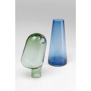 Vase Skittle II Bleu - Verre - 14 x 49 x 13 cm