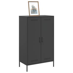 Highboard DE9152 Schwarz - Metall - 39 x 113 x 68 cm