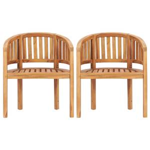 Garten-Lounge-Set Braun - Holzart/Dekor - Holz teilmassiv - 50 x 45 x 90 cm