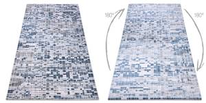 Teppich Acryl Dizayn 124 Blau Blau - Kunststoff - Textil - 80 x 1 x 150 cm