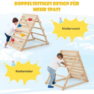 Kletterdreieck FB32427DE Braun - Holzwerkstoff - 70 x 96 x 112 cm