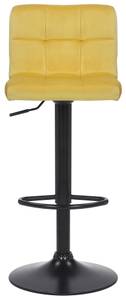 Tabouret de bar Feni Lot de 4 Jaune