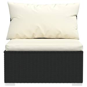 Meubles de jardin (lot de 11) 3013634-15 Noir - Blanc - Métal - Polyrotin - 70 x 61 x 70 cm