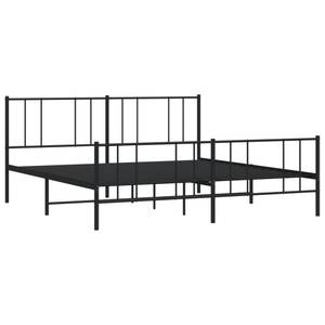 Bettgestell 3028911-4 Schwarz - 187 x 207 cm