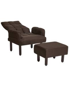 Fauteuil OLAND Marron - Marron foncé