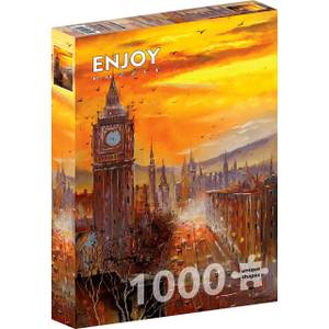 Puzzle Londoner Abend Papier - 24 x 5 x 34 cm