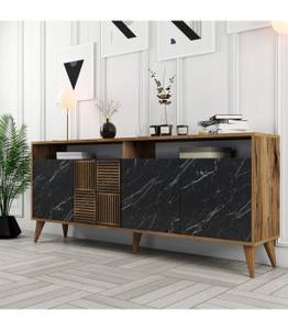 Sideboard Milan Schwarz