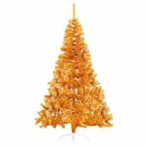 Künstlicher Halb-Weihnachtsbaum Gold - 125 x 240 x 125 cm