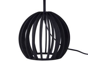 Lampe de table SAMO Noir - Bois manufacturé - 22 x 41 x 22 cm