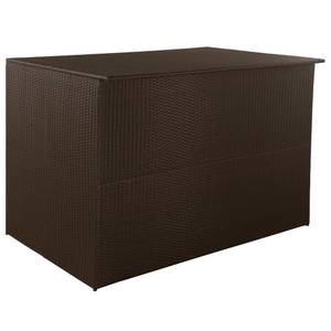 Outdoor Aufbewahrungsbox Braun - Metall - Polyrattan - 150 x 100 x 150 cm
