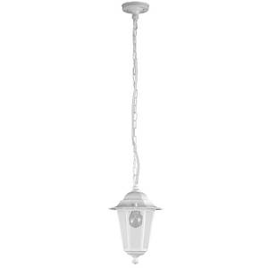 Lampe à suspension d'extérieur PARIS Blanc - Verre - Métal - 17 x 74 x 17 cm