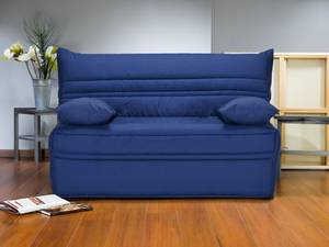 Schlafsofa CANYON Blau - Textil - 97 x 89 x 143 cm