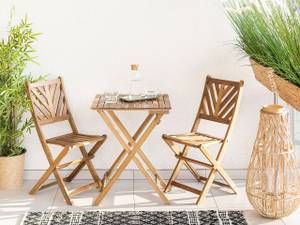 Bistro Set TERNI 3-tlg Braun - Massivholz - 58 x 88 x 58 cm