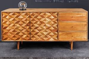 Sideboard ALPINE Braun - Massivholz - 145 x 75 x 40 cm