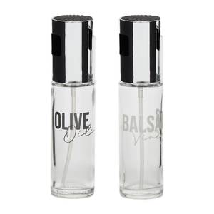 RM Oil & Ölflasche Silber - Glas - 5 x 17 x 5 cm