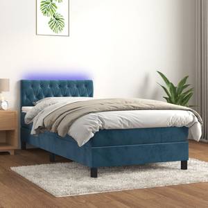 Boxspringbett 3017268-16 Dunkelblau - 90 x 193 cm