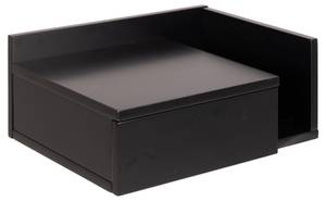 Table de chevet Ashlan Noir - En partie en bois massif - 40 x 17 x 32 cm