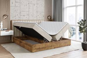 Boxspringbett LOLLI4 Ecru - Breite: 120 cm - H3