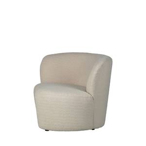 Fauteuil design Stone Beige - Textile - 112 x 73 x 80 cm