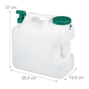 Wasserkanister mit Hahn 20 x 37 x 37 cm