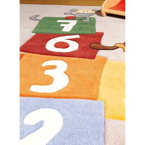 Tapis Sigikid Bandidoleros Jump Gris - Textile - 120 x 10 x 180 cm