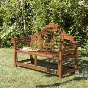 Banc de jardin en teck huilé Marron - Bois massif - Bois/Imitation - 62 x 105 x 166 cm