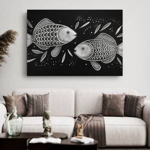 Bild Fisch Abstrakt IV 90 x 60 cm