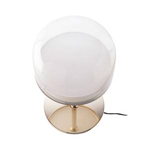 Lampe de table en acier doré et verre Doré - Verre - 24 x 42 x 24 cm