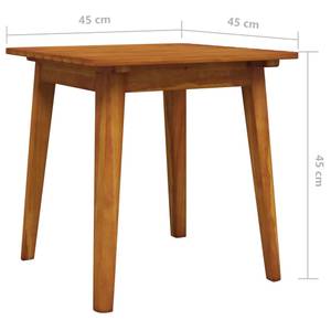 Bistro-Set (3-teilig) 316251 Braun - Massivholz - Holzart/Dekor - 81 x 74 x 65 cm