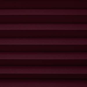 Plissee Klemmfix Blickdicht ohne Bohren Bordeaux - 55 x 130 cm