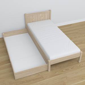 Einzelbett N02 mit Schublade Eiche Hell - 100 x 200 cm