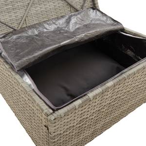 Garten-Lounge-Set 318675 (3-teilig) Grau - Metall - Polyrattan - 57 x 56 x 57 cm