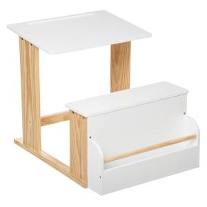 Schreibtisch für 5-jähriges Kind, 3in1 Weiß - Holzwerkstoff - 48 x 50 x 65 cm