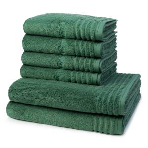 Supersoft set de serviettes 6 pièces Vert