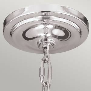 Hounslow Lampe lanterne suspendue Gris - Métal - 17 x 34 x 17 cm