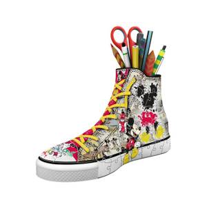 3D Puzzle Mickey Sneaker 108 Teile Kunststoff - 20 x 7 x 28 cm