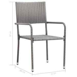 Garten-Essgruppe (9-teilig) 3005736-2 Braun - Grau