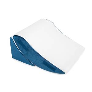 Kissen-4in1 Blau - Weiß - Textil - 43 x 61 x 61 cm