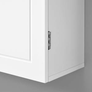 Wandschrank Badezimmerschrank Weiß - Holzwerkstoff - 18 x 60 x 60 cm