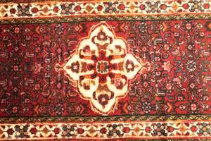 Hosseinabad - 455x90cm Rot - Naturfaser - 90 x 1 x 455 cm