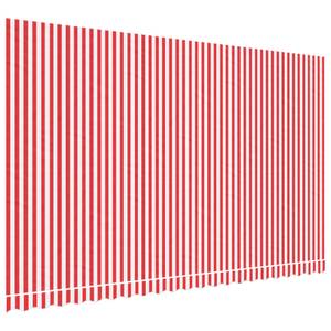 Markisenstoff 3007858 Rot - Weiß - 295 x 480 cm