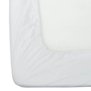 Spannbettlaken aus Fadendichte 180 Weiß