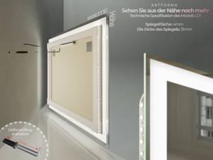 Miroir de salle de bain LED 120 x 70 cm