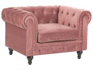 Sessel CHESTERFIELD Pfirsich - Pink - 110 x 70 x 75 cm