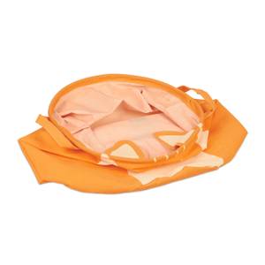 Bac de rangement chambre enfant renard Noir - Orange - Blanc - Matière plastique - Textile - 35 x 56 x 35 cm