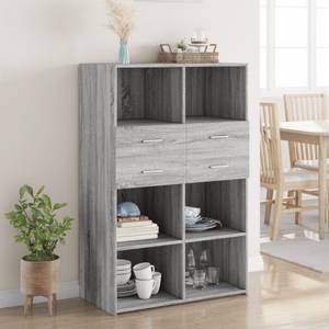 Highboard DE1484 Grau - Holzwerkstoff - 43 x 124 x 80 cm