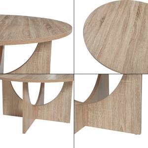 Couchtisch Rindal Braun - Holzwerkstoff - 80 x 42 x 80 cm