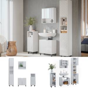 Mobilier de salle de bains Agasta Blanc