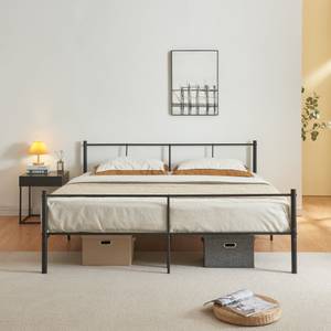 Cadre de Lit Laos Matelas en Métal Largeur : 182 cm