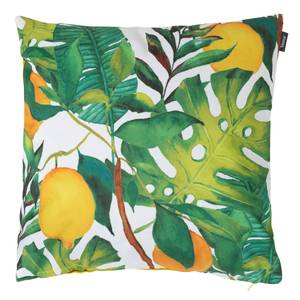 Tropical Outdoor-Kissen, 2er pack Gelb - Kunststoff - 43 x 11 x 11 cm